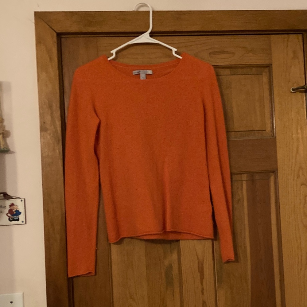 Old Navy Vibrant Orange Crew Neck Sweater